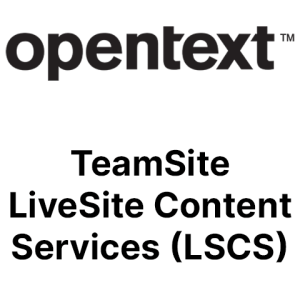 OpenText TeamSite LiveSite Content Services